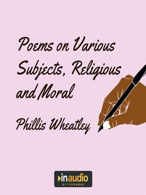 cover image of Poems on Various Subjects, Religious and Moral
